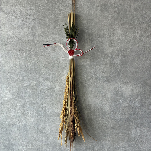 2026お正月飾り…古代米、鶴、松【送料一点につき180円】 しめ縄