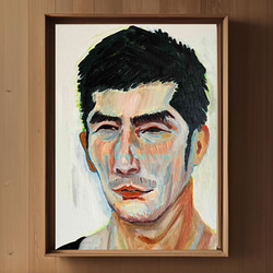 16×23㎝「朝の海6」サムホール・油彩画・原画 N 絵画 かいがのみせ