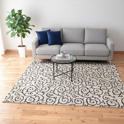 ペルシャ　ギャッベ ミニマット 39×44.5 アイボリー　ザクロの木 ペルシャ ギャッベ ミニマット 38×39 アイボリー ザクロの木