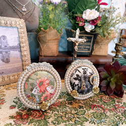 ジャンクガーデン/ モザイクタイル プランター/ オブジェ 井戸 ポンプ