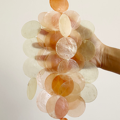 シェル　モビール　飾り　風に揺れた時、キレイな音が出ます♪ シェル モビール 飾り 風に揺れた時、キレイな音が出ます♪ 楽天