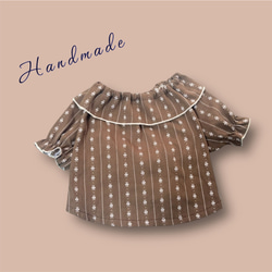 ギャザースモック＊犬服ハンドメイド＊SS〜L＊techichi ペット服