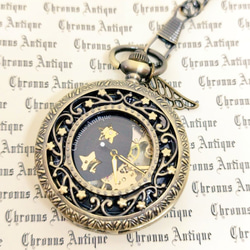 再販×14】No.114 手巻き式懐中時計（ゴールド羅針盤・金の羽根