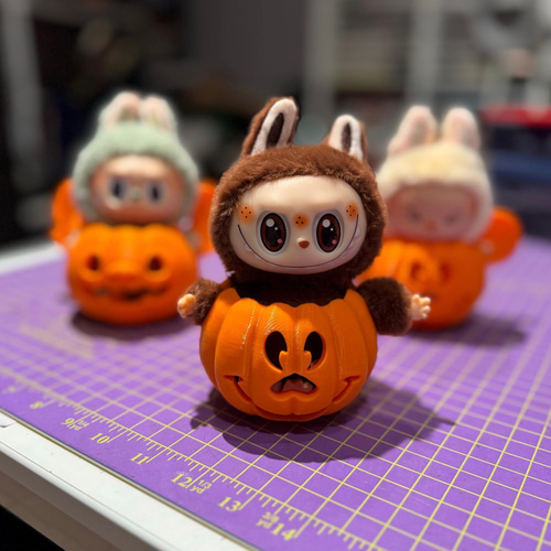 ハロウィン　かぼちゃ　ラブブ ラブブ LABUBU 専用設計 ハロウィン カボチャ 衣装 先取り