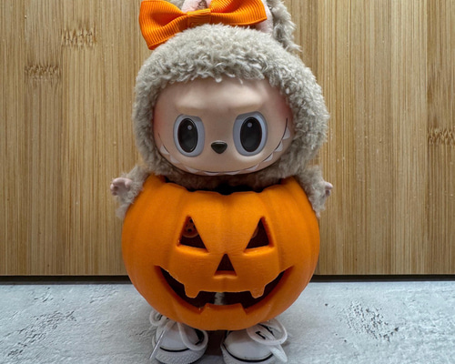 ☆先取り☆ ラブブ LABUBU 専用設計 ハロウィン カボチャ 衣装 その他