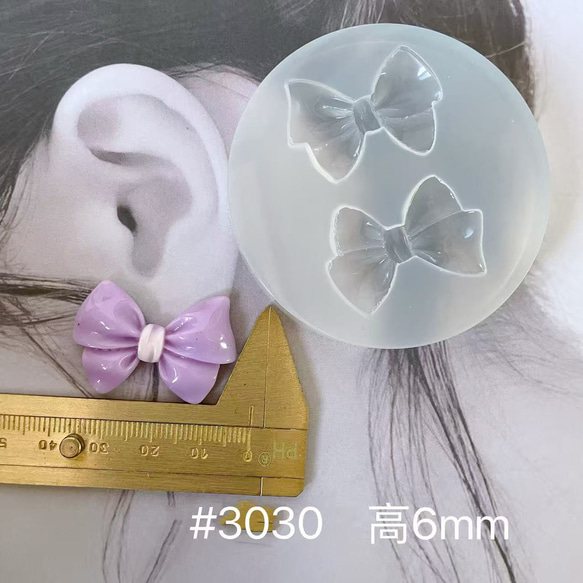 Summary 10種類→リボンMサイズ・シリコンモールド　 No.2128173311 9枚目の画像