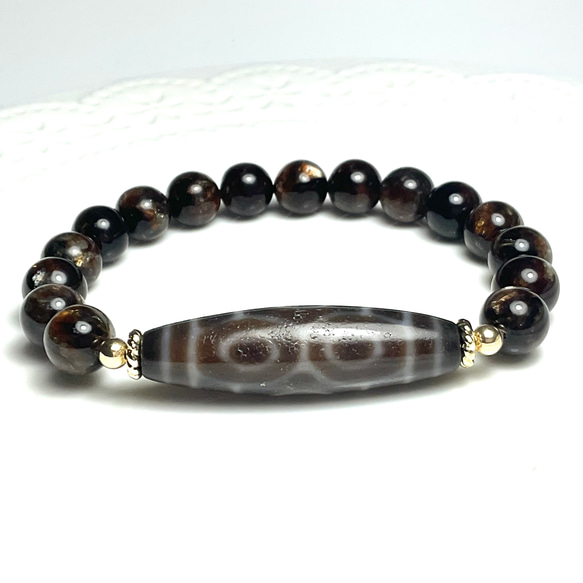 hatachu瑪瑙 般若法眼天珠 馬蹄痕たっぷり9-225 hatachu瑪瑙 般若法眼