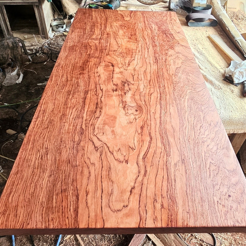 ブビンガ1枚板 ブビンガ 一枚板 ダイニング テーブル 最上杢 特大 リビング おしゃれ