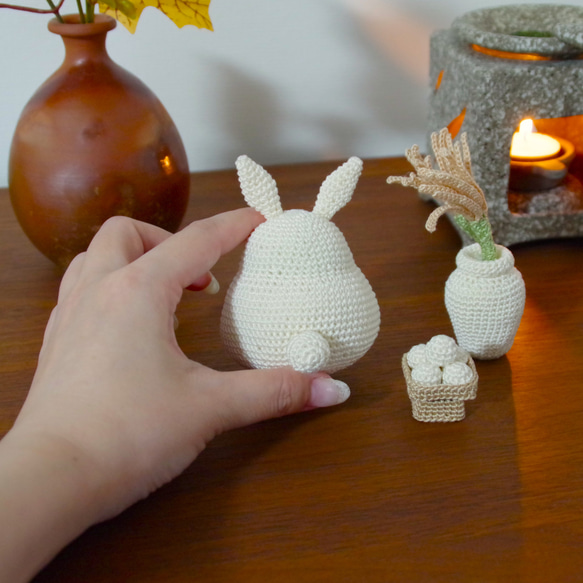 【yuj - süß line】お月見うさぎ　お月見飾り　中秋の名月　十五夜 10枚目の画像