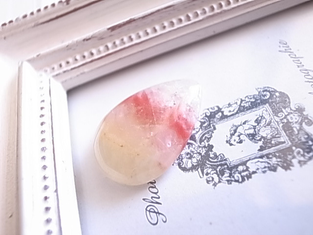 レッドバンデッドカルサイト　メキシコ産　ルース　天然石