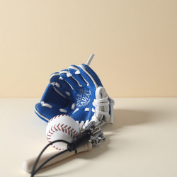 【棒球】可愛真皮 x PU 材質包包掛飾 第8張的照片