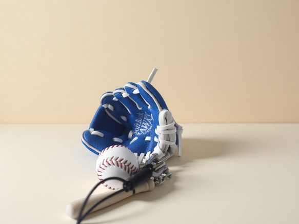 【棒球】可愛真皮 x PU 材質包包掛飾 第8張的照片