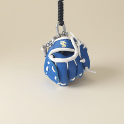 【棒球】可愛真皮 x PU 材質包包掛飾 第3張的照片