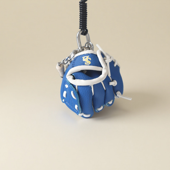 【棒球】可愛真皮 x PU 材質包包掛飾 第3張的照片