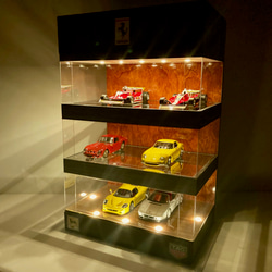 1/18展示可能・3面照明スリットミラー・ディスプレーBOX / ネオジオラマ 1/18展示可能・3面照明スリットミラー・ディスプレーBOX / ネオ
