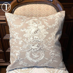 ☆最終価格☆ ヨーロッパ輸入生地 ゴブラン織り アンティークラベル柄