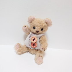 アプリコットモヘア テディベア 19cm ぬいぐるみ yukumao 通販