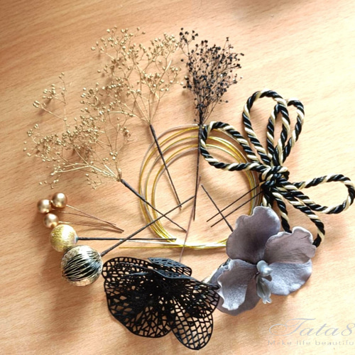 ○和装 髪飾り♥ 成人式用髪飾り 結婚式 卒業式 七五三 胡蝶蘭 高級