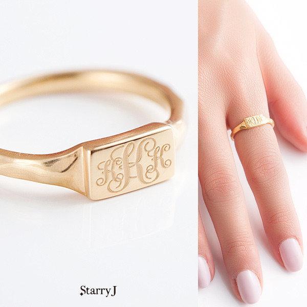 刻印された想い - シークレットイニシャルリング 刻印 指輪 鏡面仕上げ 送料無料 シルバー925 K18GP