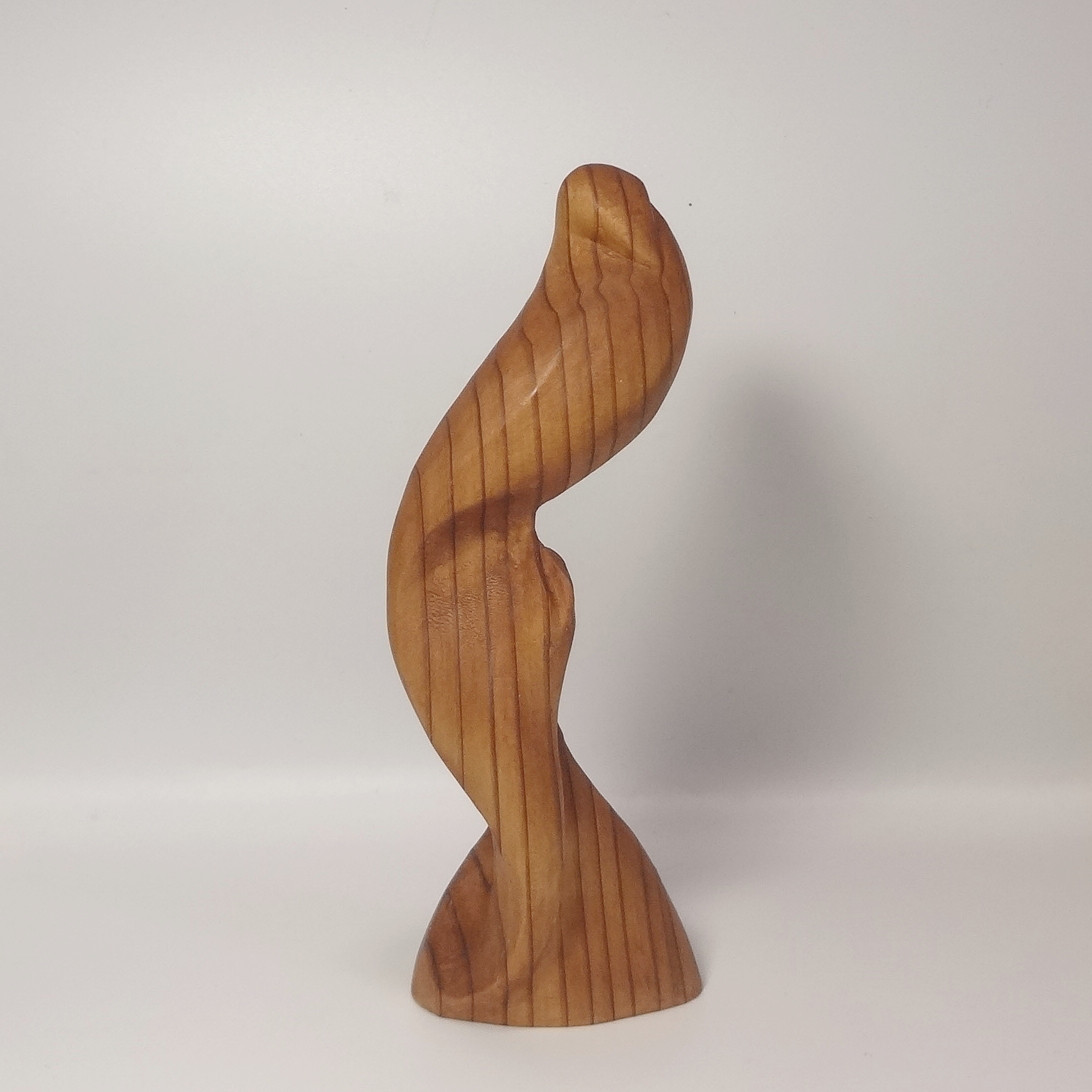 木製 顔の彫刻 アートオブジェ 木製顔彫刻 アートオブジェ 約15cm