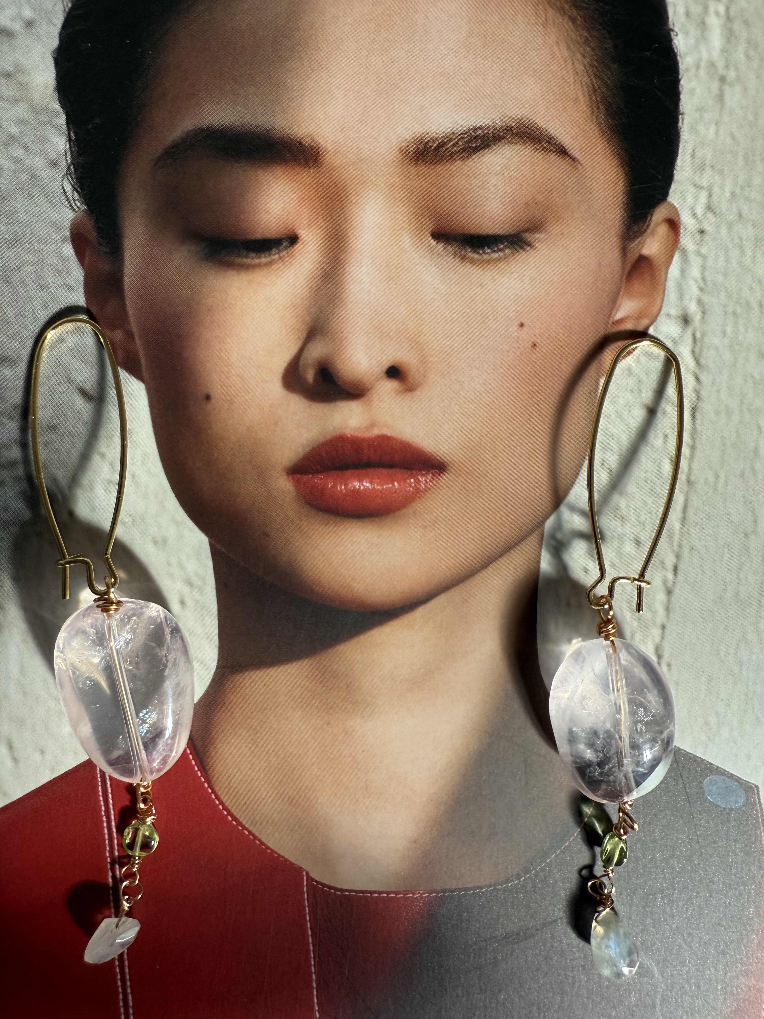 Cœur pur 純粋な心　k１４gfロングフック　1点もの