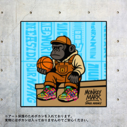 MONKEY MARK パラシュート猿 グラフィックアート 写真・グラフィック