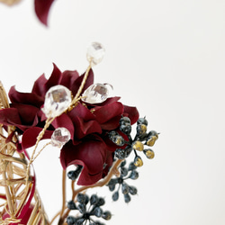 ノエルジュエルツリー ～ 大人のクリスマスツリー（アーティシャルフラワー 造花）～ 光触媒加工 12枚目の画像