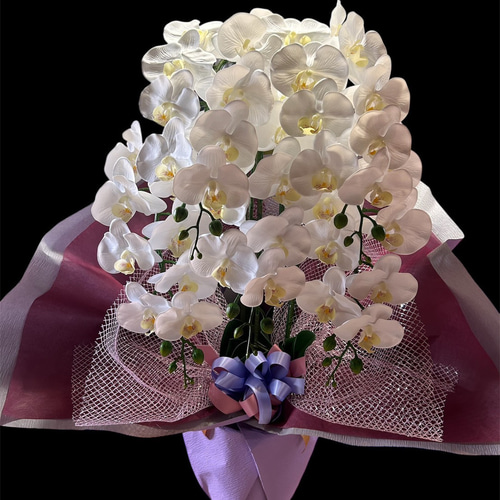 光触媒　人工観葉植物　ウォールグリーン　フェイクグリーン　リアル胡蝶蘭アレンジ! 光触媒 人工観葉植物 ウォールグリーン フェイクグリーン リアル胡蝶蘭8755