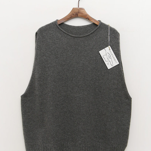 カシミヤ昆ニットベスト レディーストップス 秋冬 新作 ホール