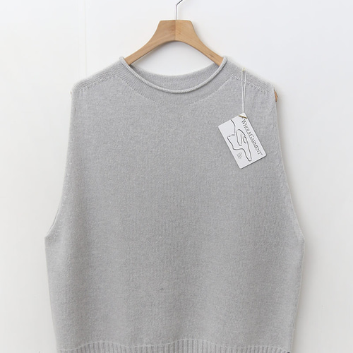 コットンカシミヤニットベスト セール】 【洗える】コットンカシミヤ ニットベスト （ベスト