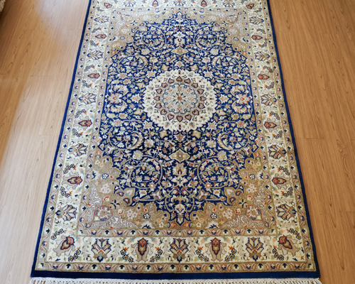 282×181cm パキスタン手織り絨毯 ダブルノット 282×181cm