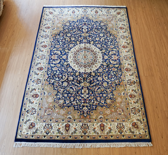 訳あり絨毯パキスタン手織り絨毯255cmx155cm 123×81cm【パキスタン手織り絨毯】 - Decorworks