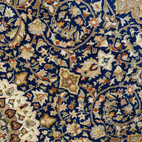 214×135cm パキスタン手織り絨毯 ダブルノット オリエンタルラグ