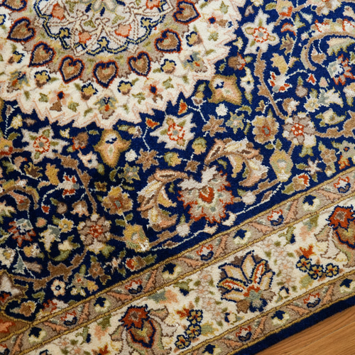 214×135cm パキスタン手織り絨毯 ダブルノット オリエンタルラグ