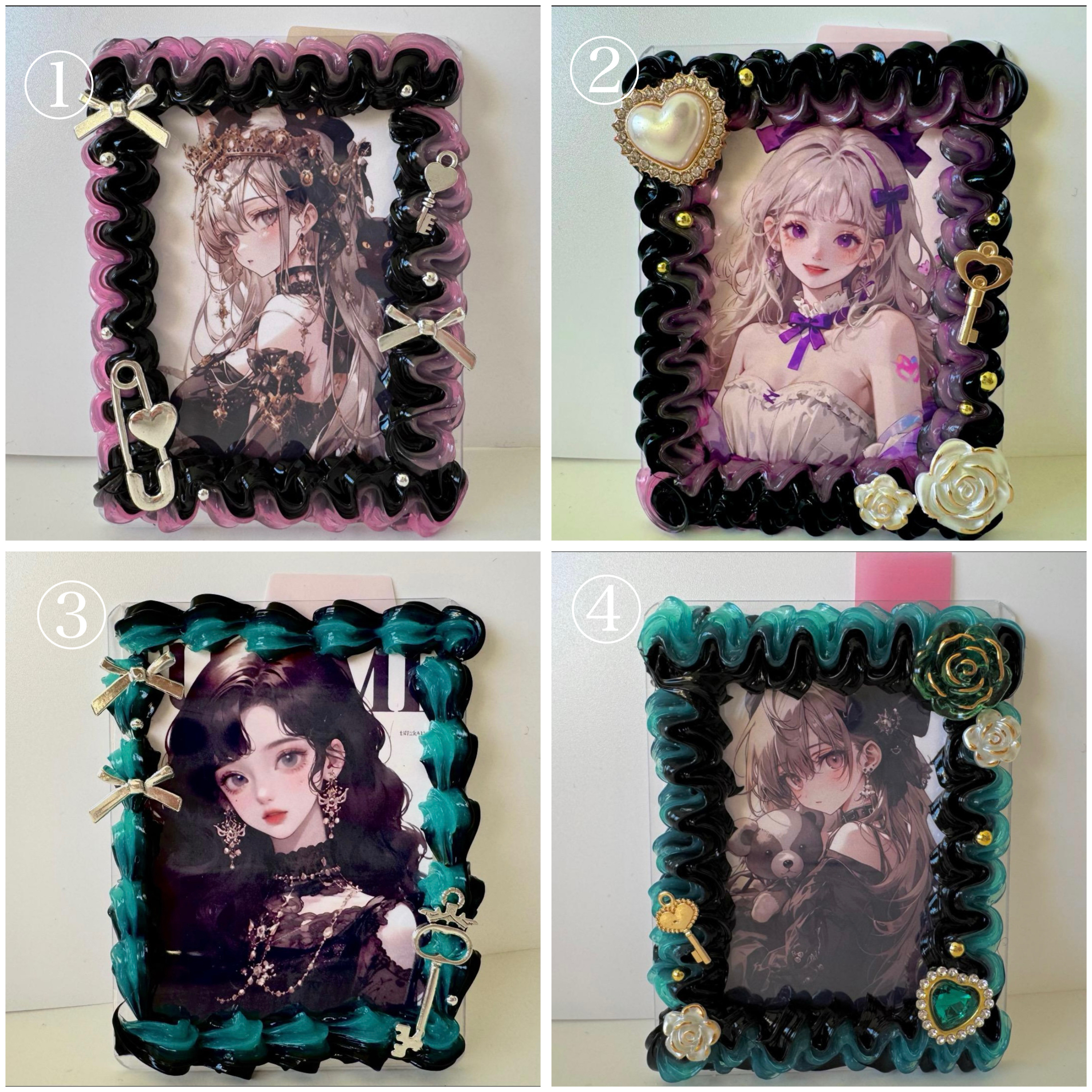 【オーダーページ】デコトレカケース・デコスリーブ　ピンクセット⑦