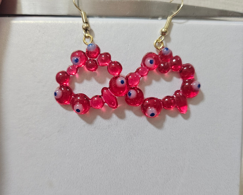 1点作品☆ チェーンアレンジカイヤナイトピアス　イヤリングに変更可能☺︎ 31063b05cfb1692ddb38a69f3fb71f