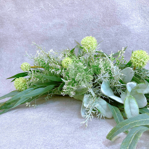 スワッグ アーティフィシャルフラワー アートフラワー 壁飾り