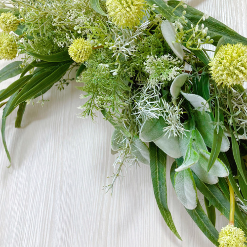 スワッグ アーティフィシャルフラワー アートフラワー 壁飾り