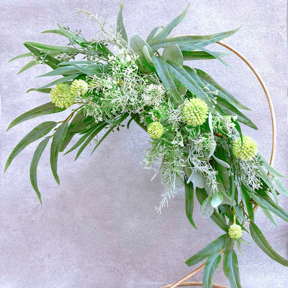 スワッグ アーティフィシャルフラワー アートフラワー 壁飾り