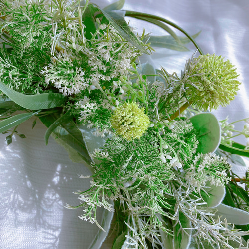 スワッグ アーティフィシャルフラワー アートフラワー 壁飾り