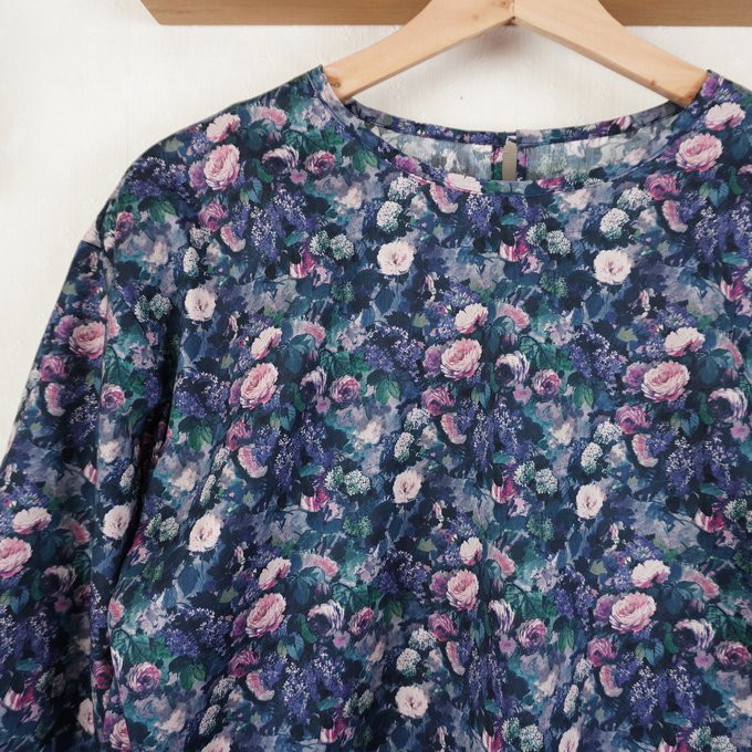 リバティ＊ふんわり袖ブラウス （7・9・11・13号)