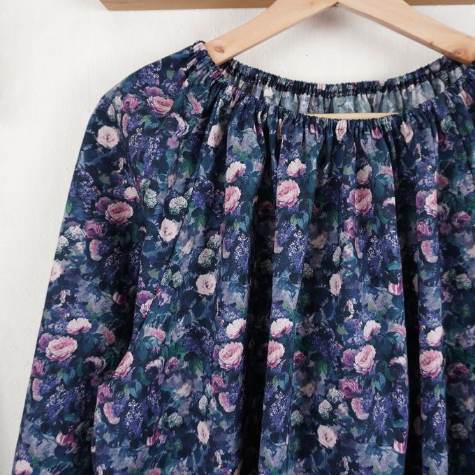 リバティ＊ギャザーブラウス （9・11号)