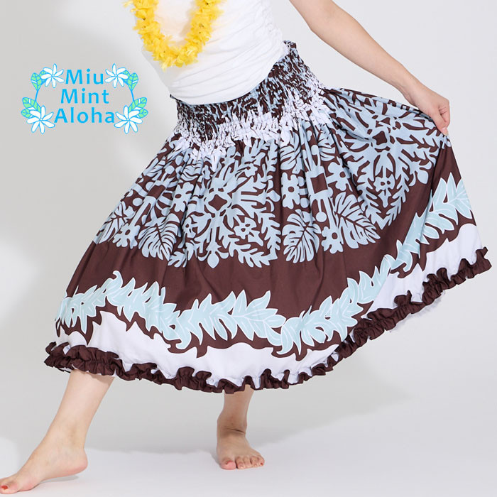 パウスカート 細見えパウスカート　フラダンス　太って見えないパウスカート　p00933  受注生産および即納