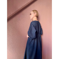 RATA❤️選擇您的尺寸和長度❣️雙向腰帶❣️牛仔長裙❤️寬鬆版型❤️成人少女 第12張的照片