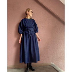 RATA❤️選擇您的尺寸和長度❣️雙向腰帶❣️牛仔長裙❤️寬鬆版型❤️成人少女 第3張的照片