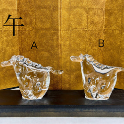 花火のペーパーウエイト【C】 夏 ガラス 置物 立体・オブジェ ガラス日