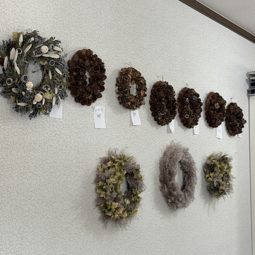 リース クリスマス パンパスグラス ドライ 玄関 リビング ギフト