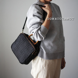 ミナペルホネン がま口 バンブーバッグ 着物バッグ 浴衣バッグ