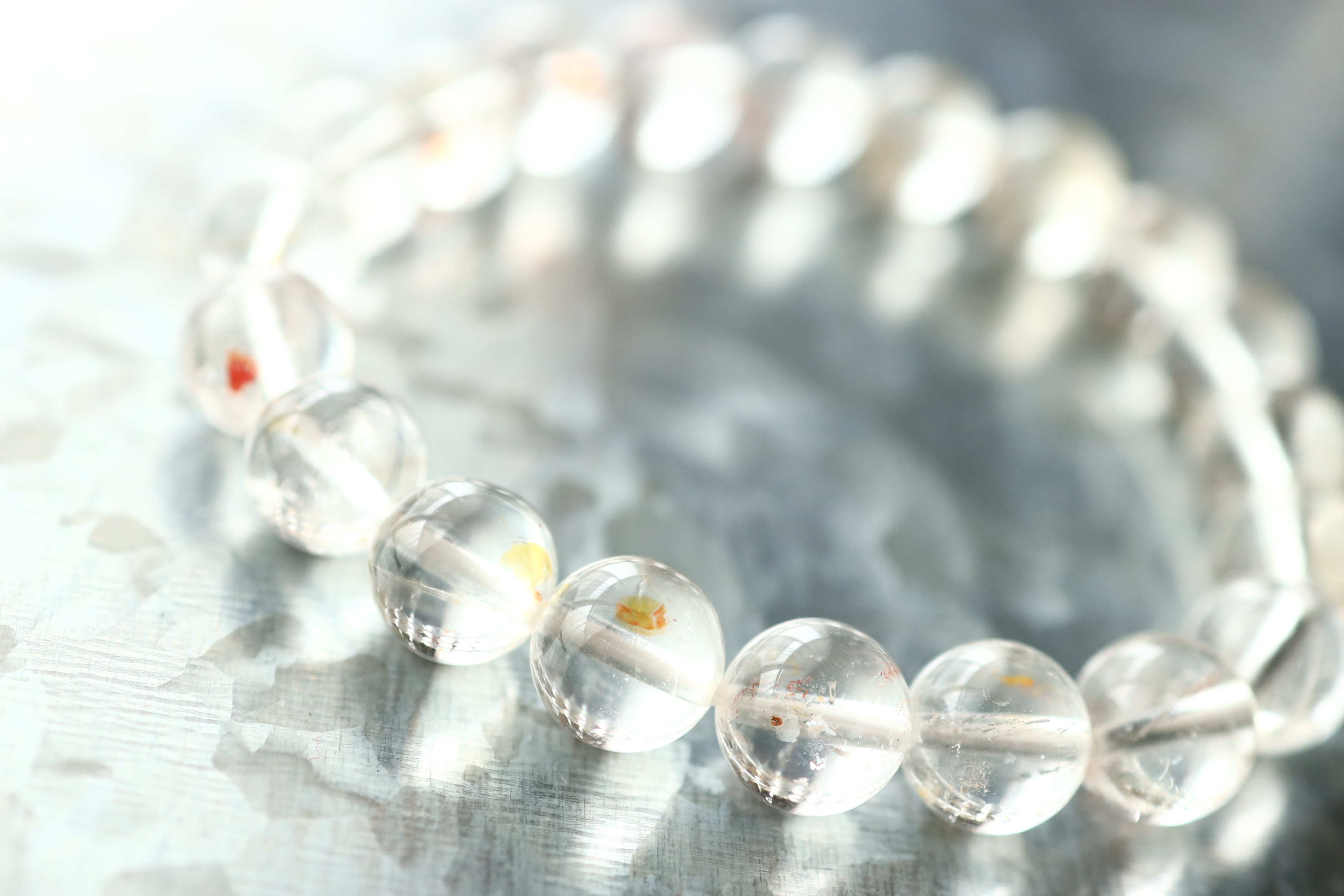 …☆プレミアムブレス☆…☆マダガスカル産・ライモナイトインアイリスクォーツ：9ミリ☆…☆天然石ブレスレット☆…