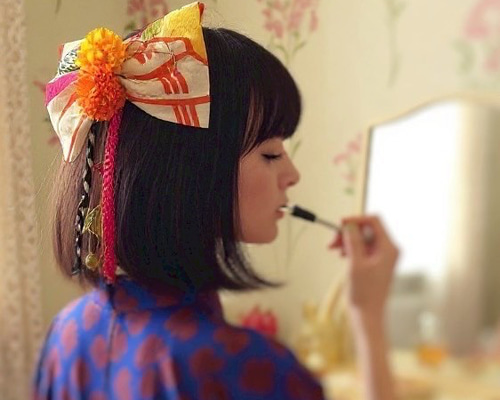大正ロマンリボン　髪飾り　成人式　卒業式 8750deeec52d74a236a81c65de4a50